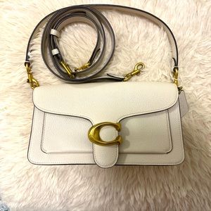 Coach TABBY SHOULDER BAG 26 white